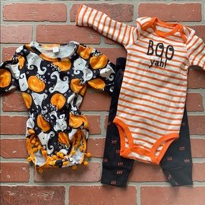 Baby Halloween 6m outfit bundle!
